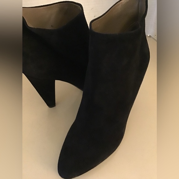 Jill Stuart women black suede heel boots US 8 - Picture 1 of 12